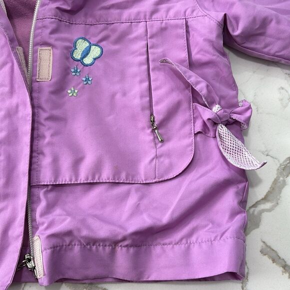 KRU | GIRLS Purple Lined Spring Fall Jacket - Picture 4 of 10